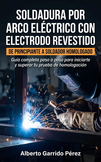 Portada del libro Soldadura por arco eléctrico con electrodo revestido, de Alberto Garrido Pérez